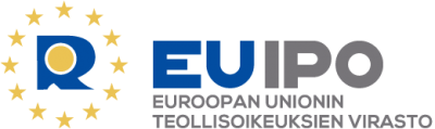 Euroopan unionin teollisoikeuksien viraston EUIPOn logo.